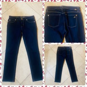 DL1961 Angel Mid Rise Dark Denim Skinny Jeans Sz 29